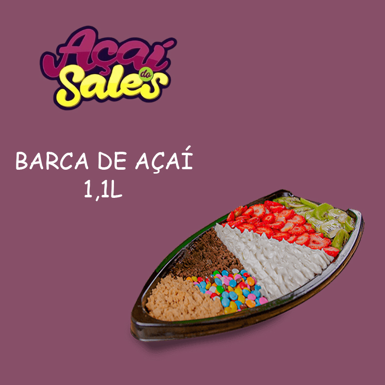BARCA DE AÇAÍ 1,1L